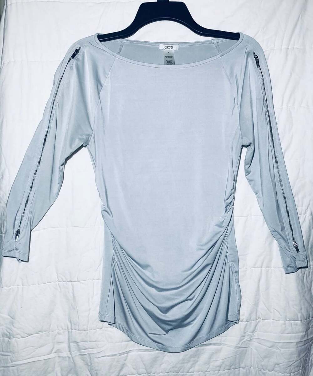 Cache Blouse Sliver Medium